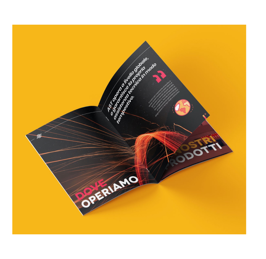Spread Dove operiamo e I nostri prodotti della brochure AST