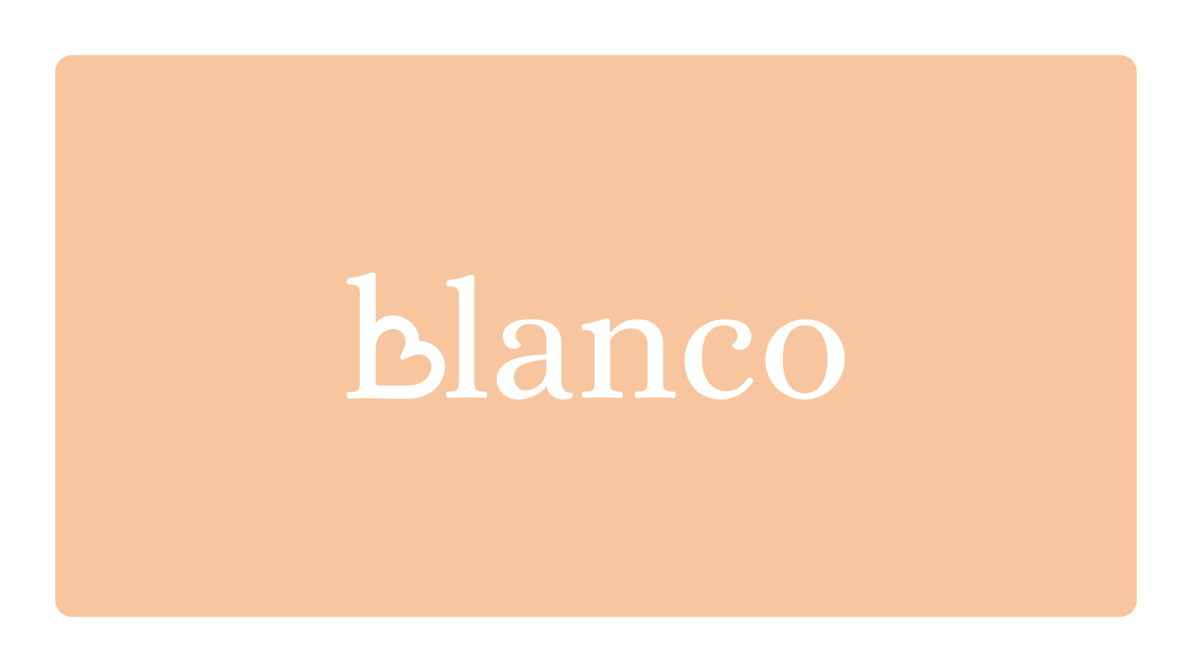 Logo Blanco bianco su fondo pesca