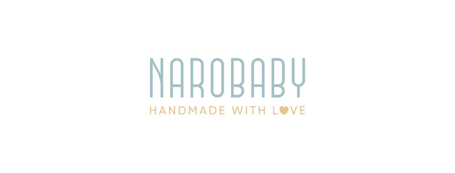 Visual dell'identità per Narobaby: identità per accessori all'uncinetto Made in Italy per neonati