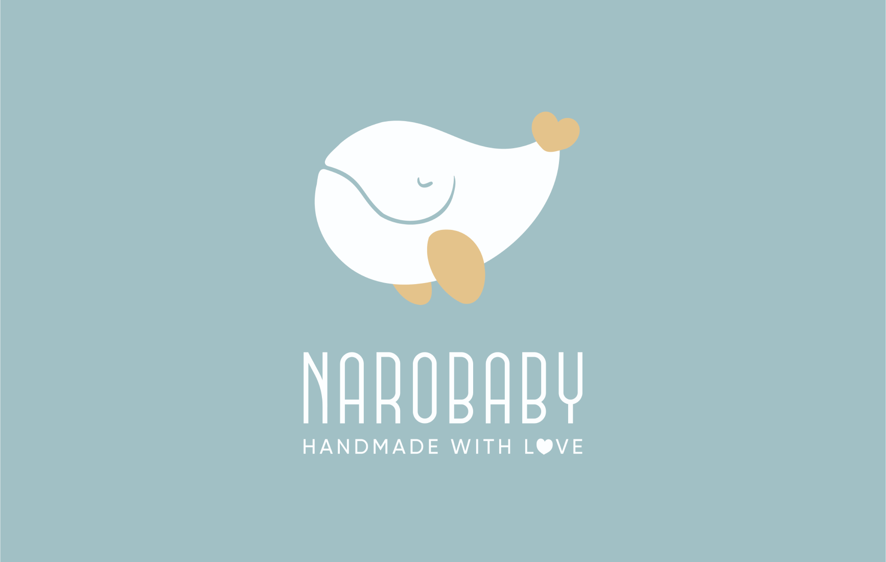 Palette e tipografia per Narobaby: identità per accessori all'uncinetto Made in Italy per neonati