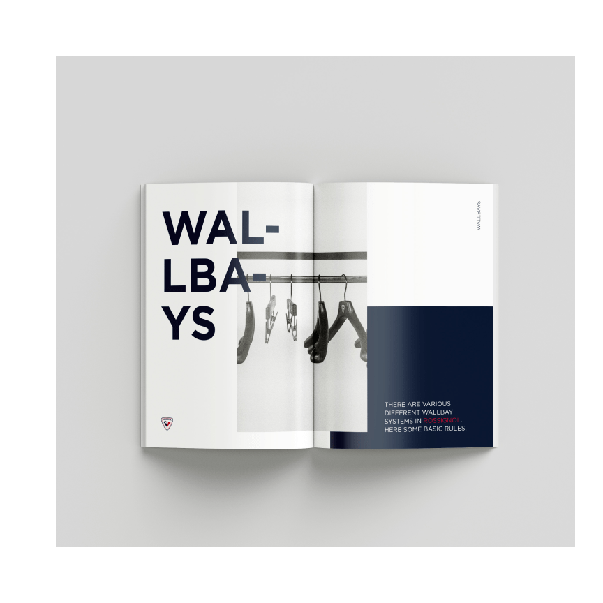 Copertina WALLABYS e spread aperto del lookbook Rossignol