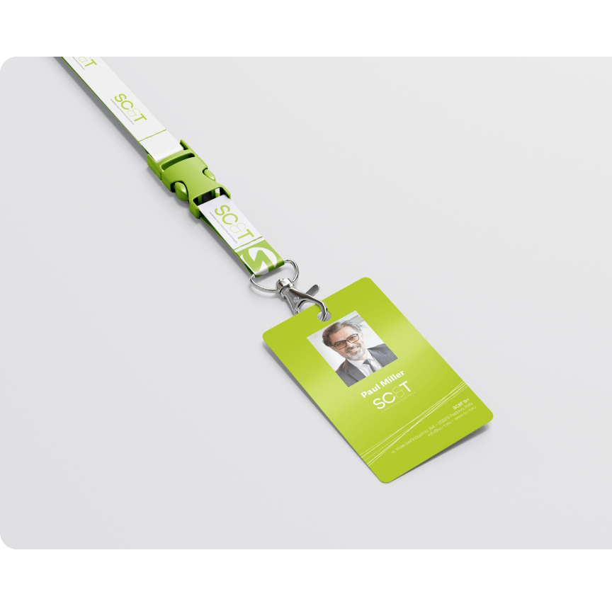 Packaging principale per SC&T: identità coordinata e materiali espositivi per automazione industriale Nonwoven